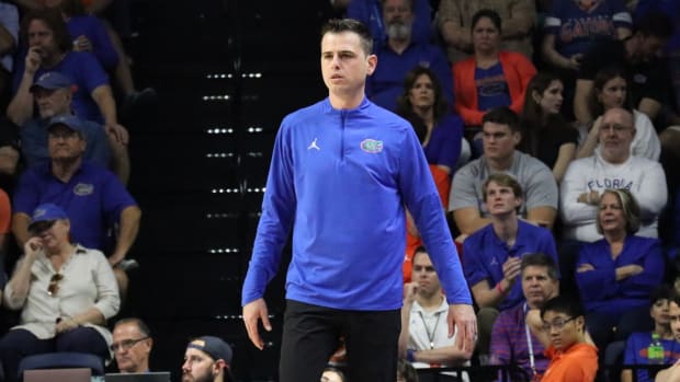 Florida head coach Todd Golden